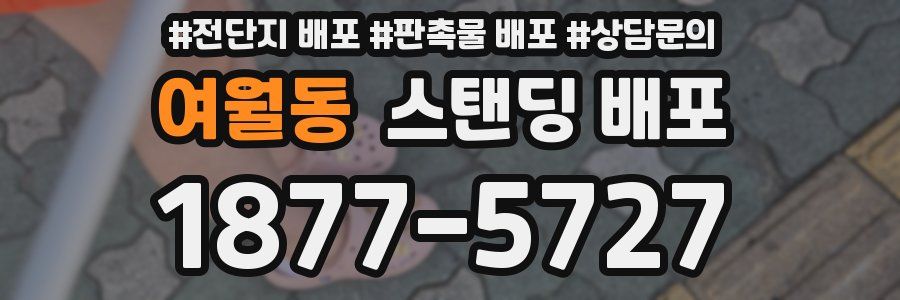 여월동 스탠딩 배포