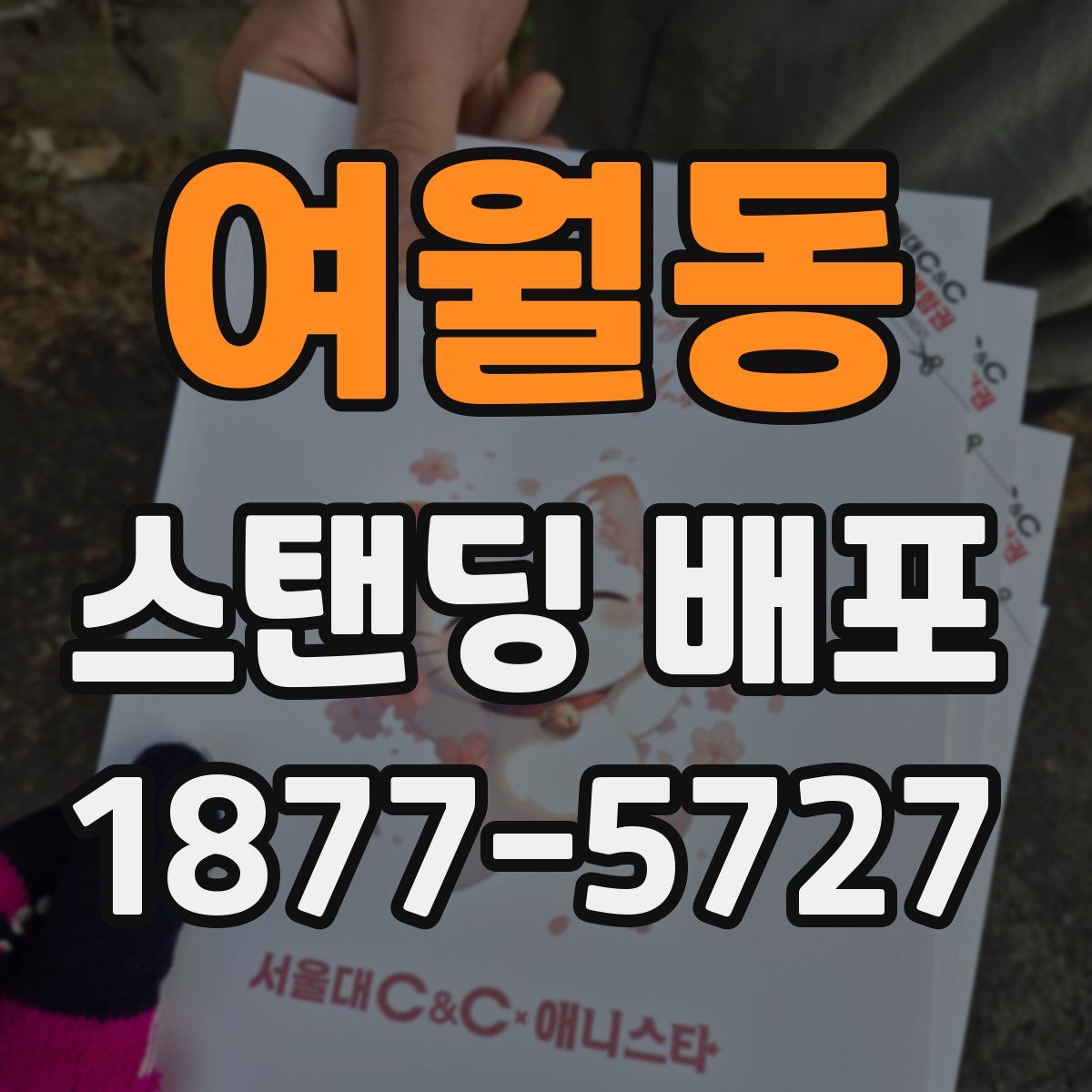 여월동 스탠딩 배포
