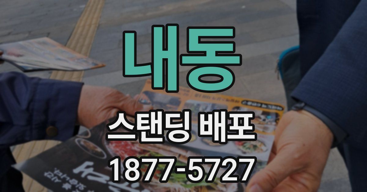 내동 스탠딩 배포
