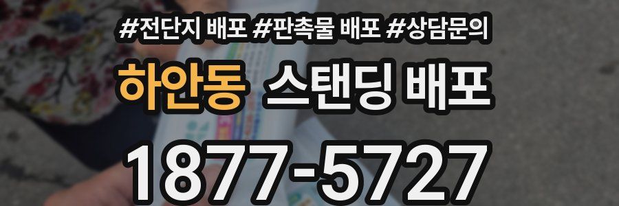 하안동 스탠딩 배포