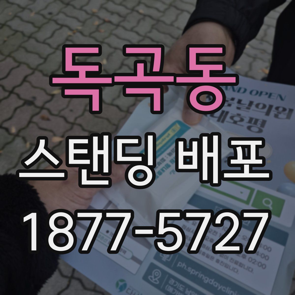 독곡동 스탠딩 배포