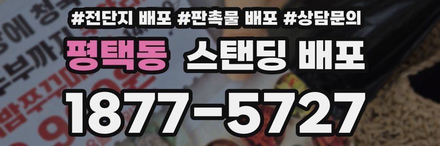 평택동 스탠딩 배포
