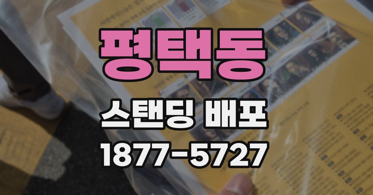 평택동 스탠딩 배포
