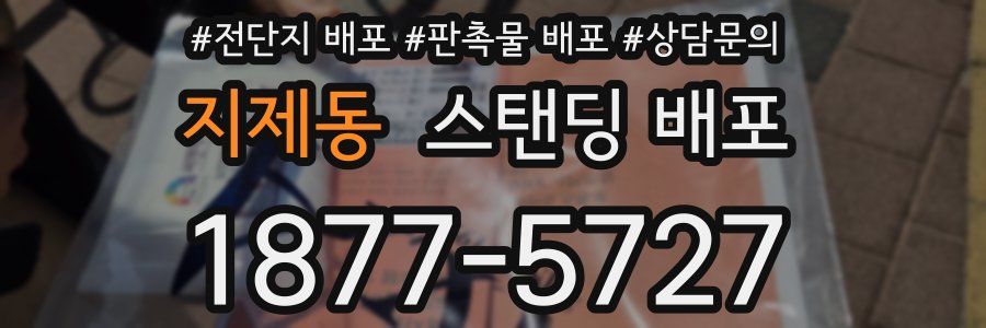 지제동 스탠딩 배포