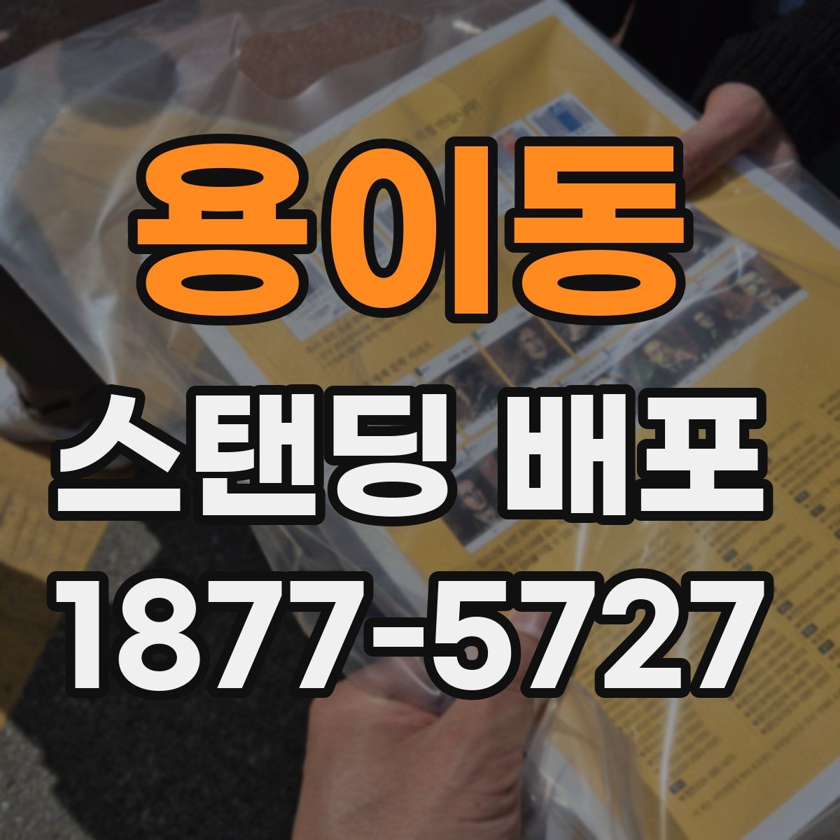 용이동 스탠딩 배포