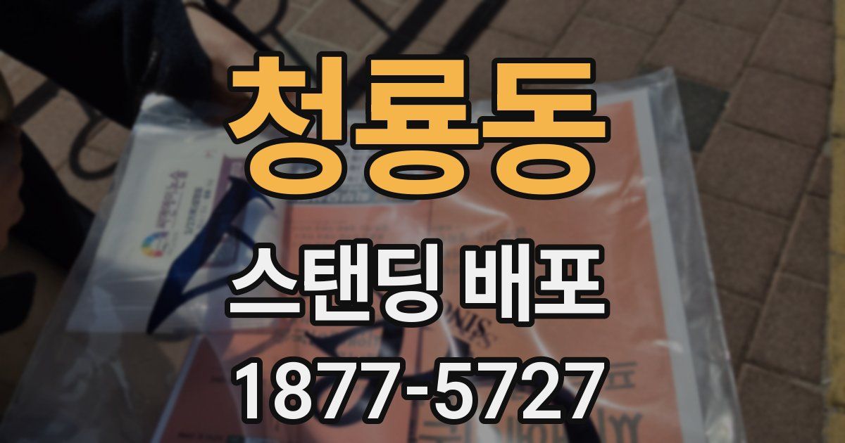 청룡동 스탠딩 배포