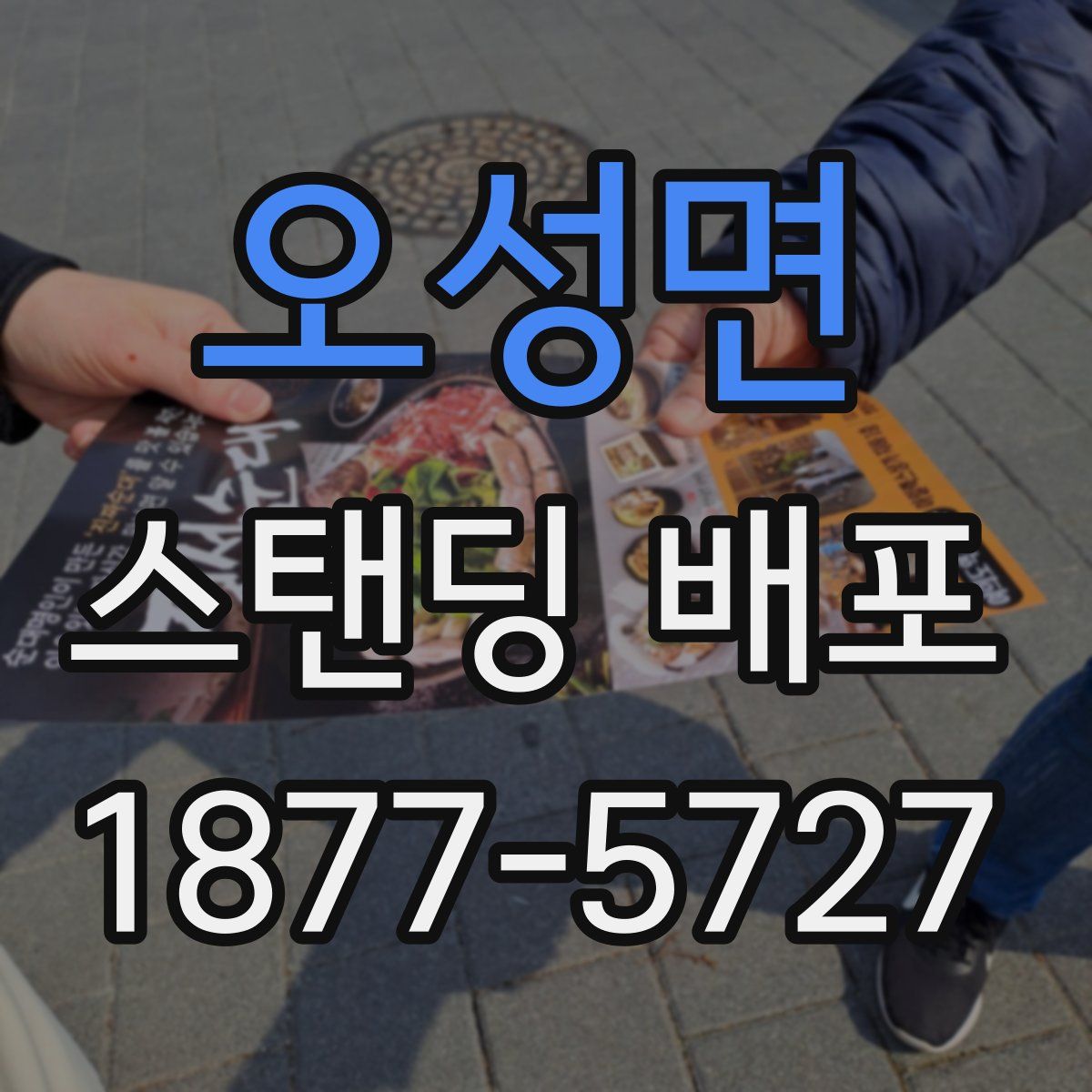 오성면 스탠딩 배포