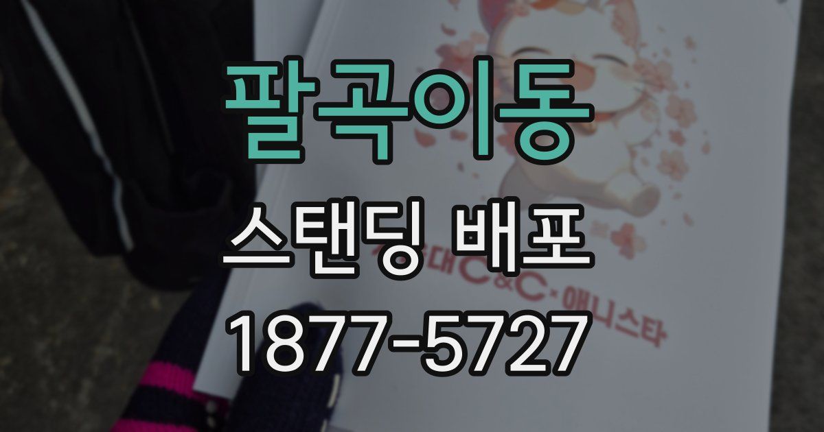 팔곡이동 스탠딩 배포