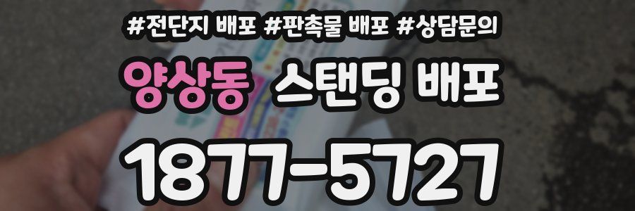 양상동 스탠딩 배포