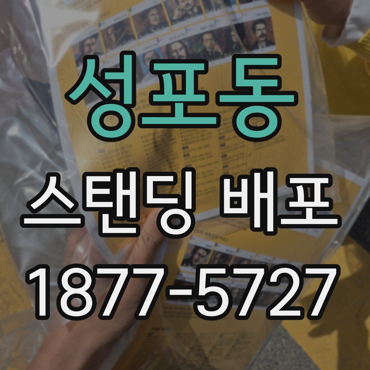 성포동 스탠딩 배포