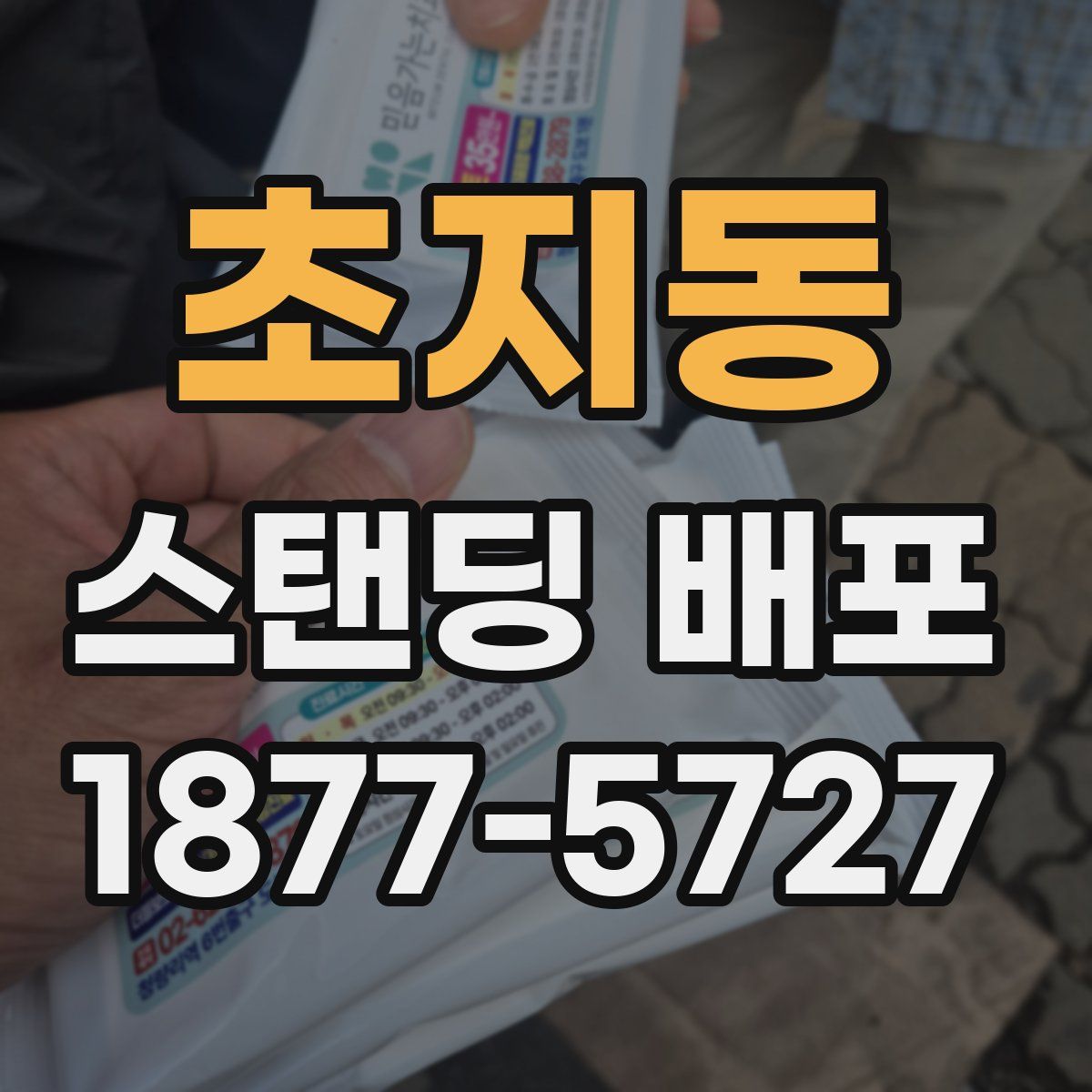 초지동 스탠딩 배포