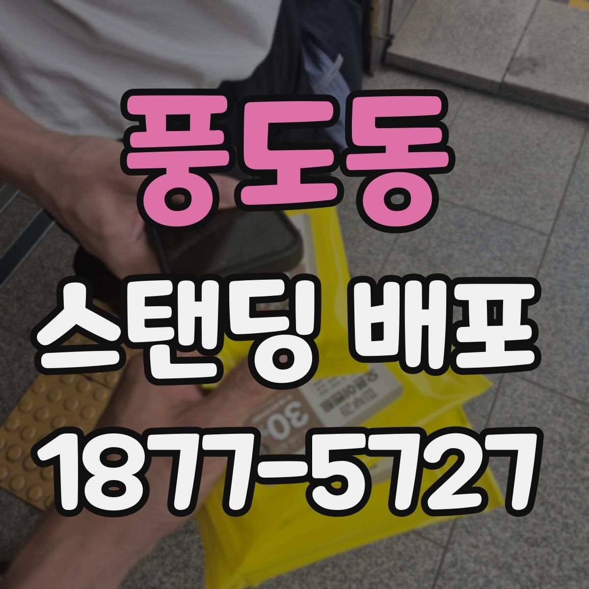 풍도동 스탠딩 배포