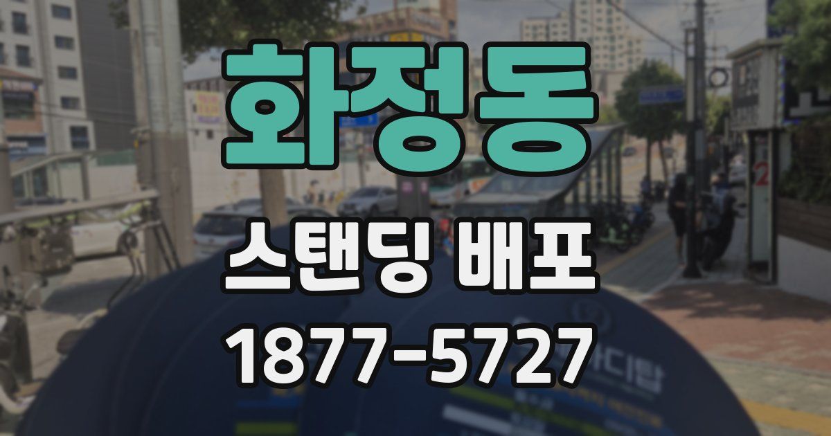 화정동 스탠딩 배포