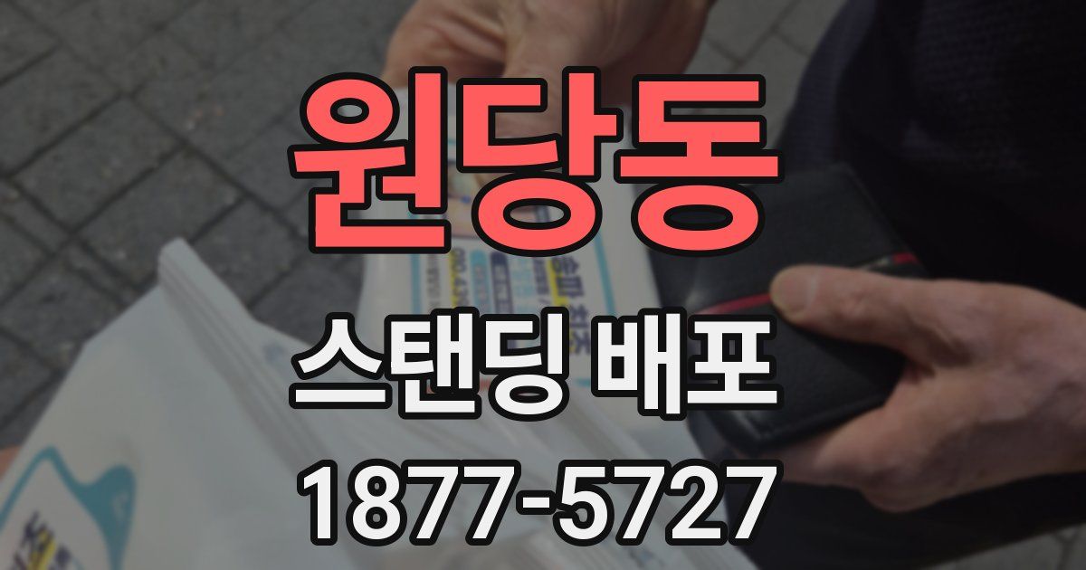 원당동 스탠딩 배포