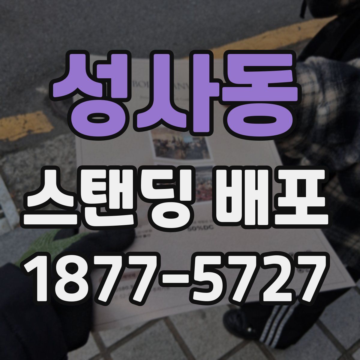 성사동 스탠딩 배포