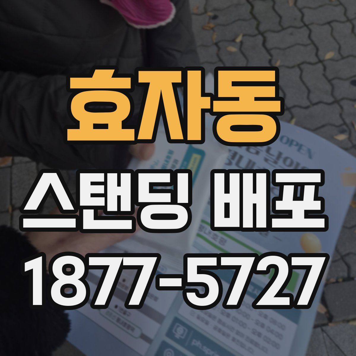 효자동 스탠딩 배포