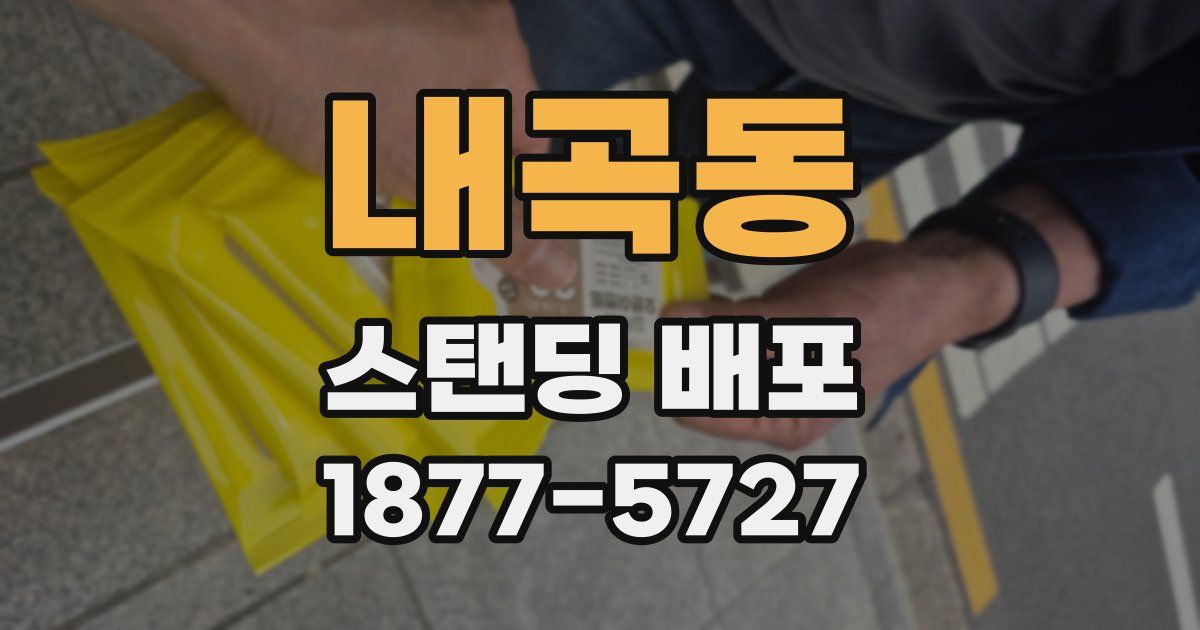 내곡동 스탠딩 배포