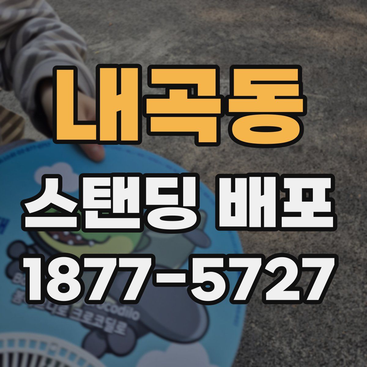 내곡동 스탠딩 배포