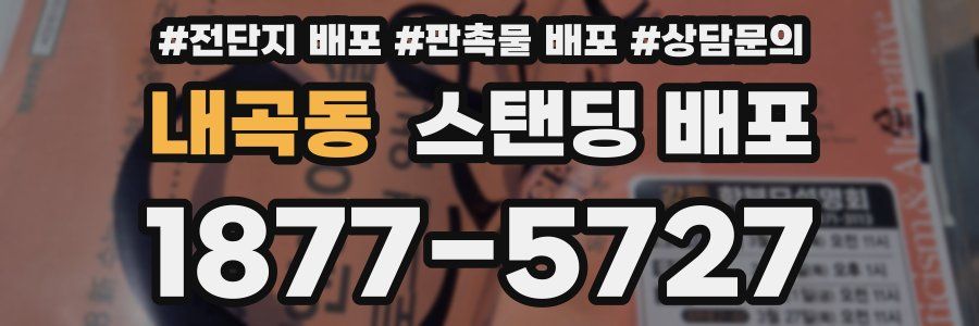내곡동 스탠딩 배포