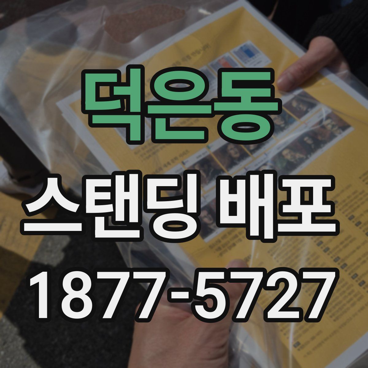 덕은동 스탠딩 배포