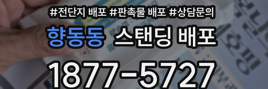 향동동 스탠딩 배포
