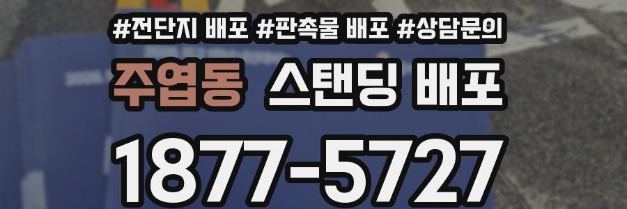 주엽동 스탠딩 배포