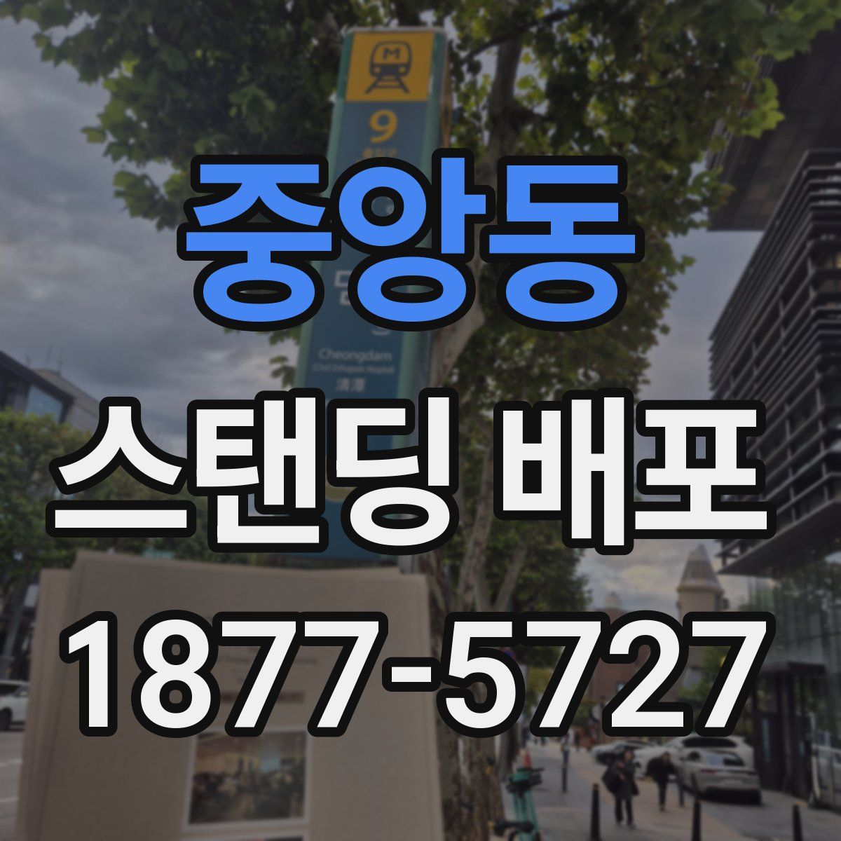 중앙동 스탠딩 배포