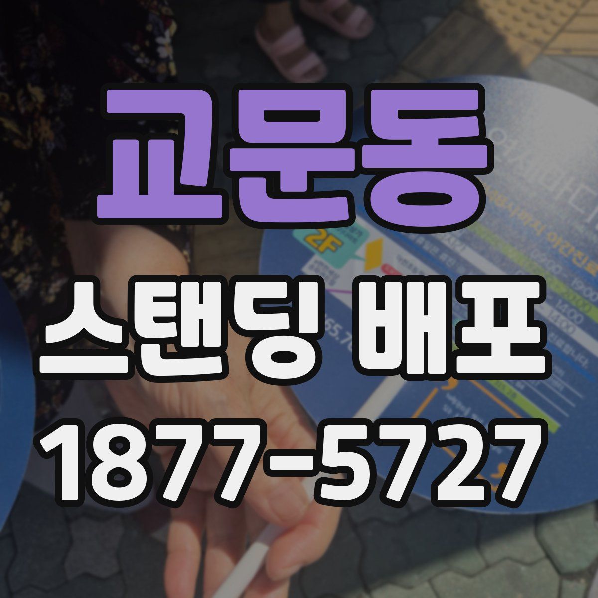 교문동 스탠딩 배포