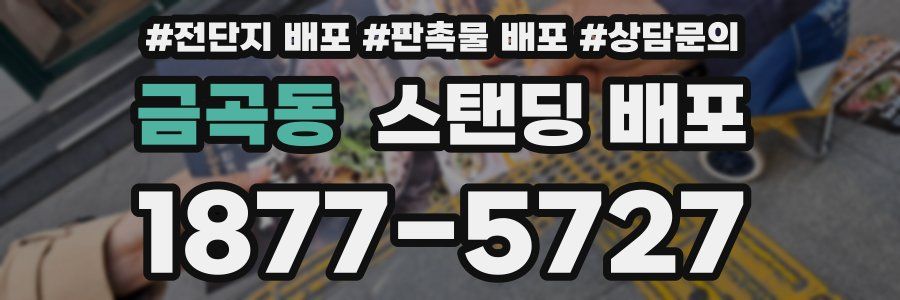 금곡동 스탠딩 배포