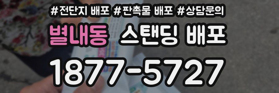 별내동 스탠딩 배포