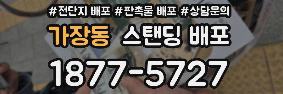 가장동 스탠딩 배포