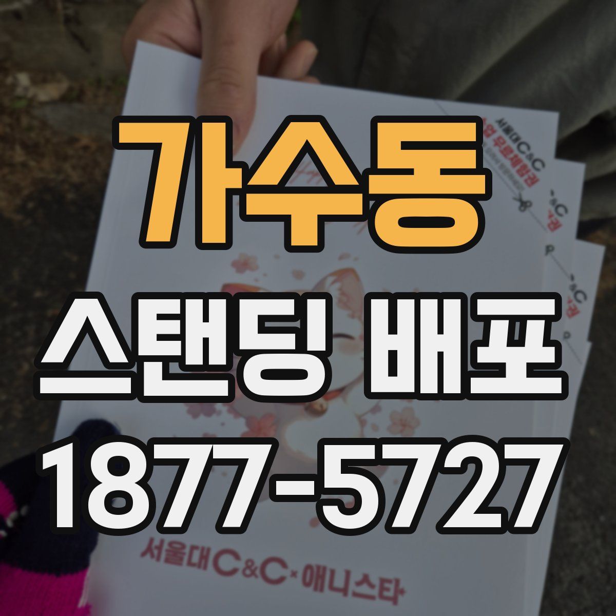 가수동 스탠딩 배포