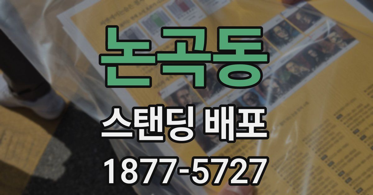 논곡동 스탠딩 배포
