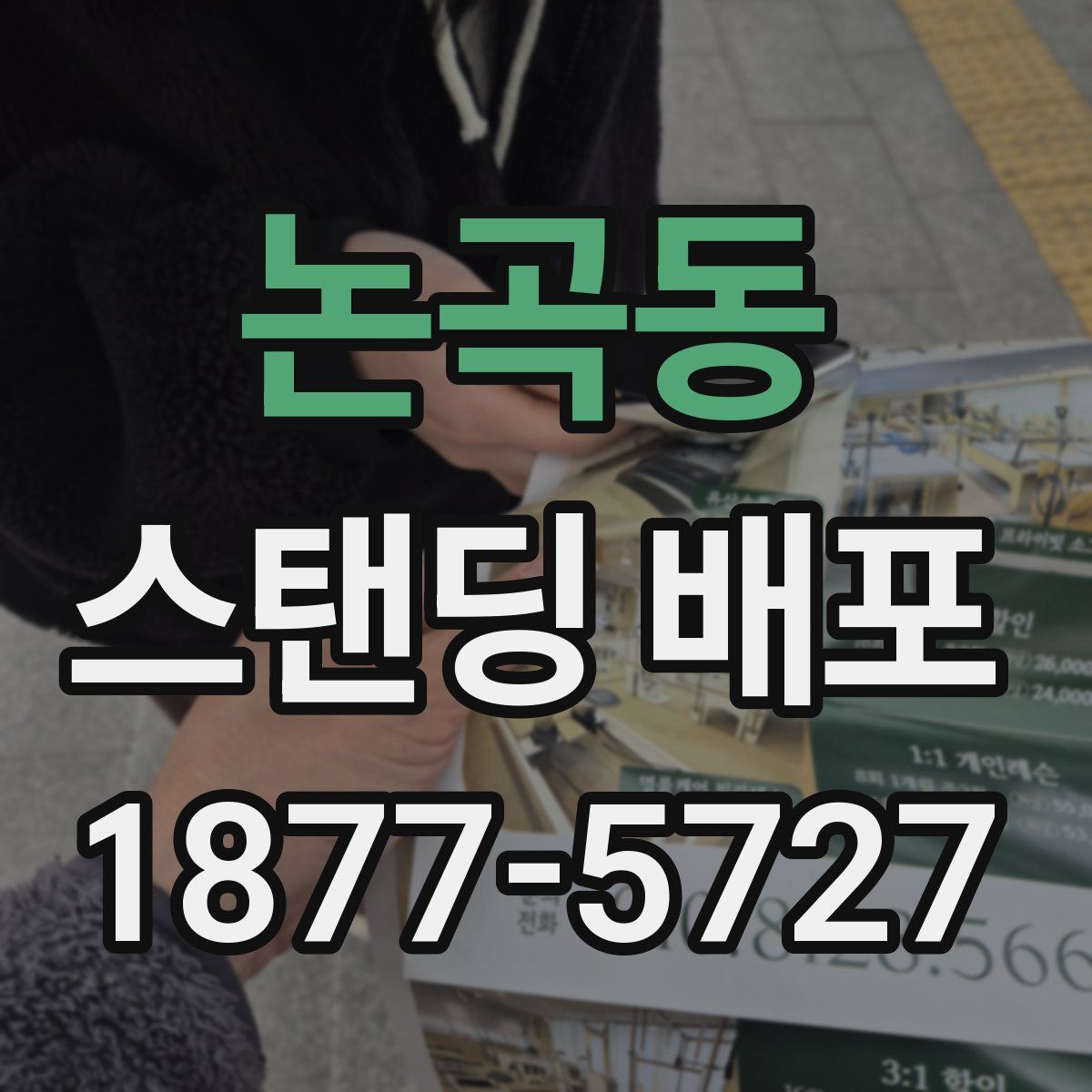 논곡동 스탠딩 배포