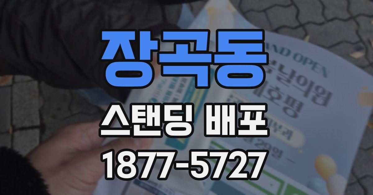장곡동 스탠딩 배포