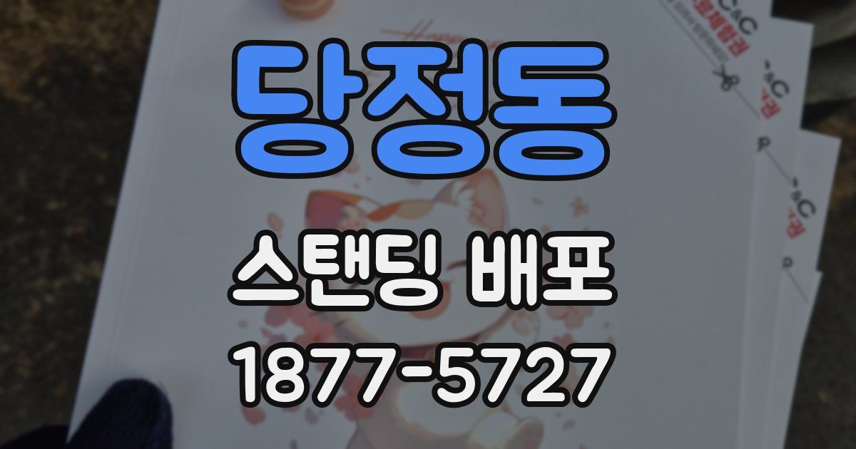 당정동 스탠딩 배포