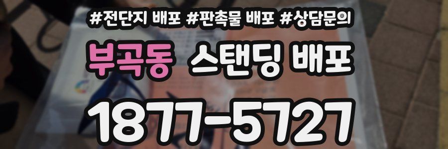 부곡동 스탠딩 배포
