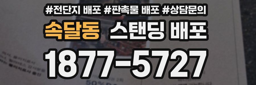 속달동 스탠딩 배포