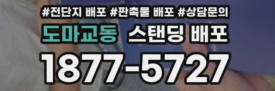 도마교동 스탠딩 배포