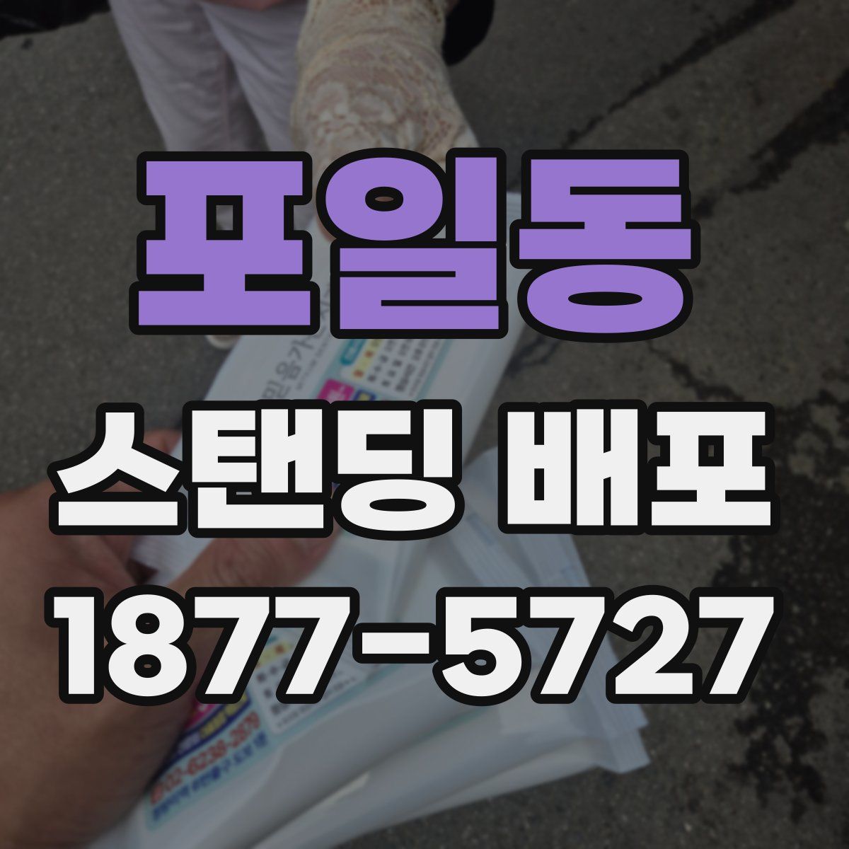 포일동 스탠딩 배포