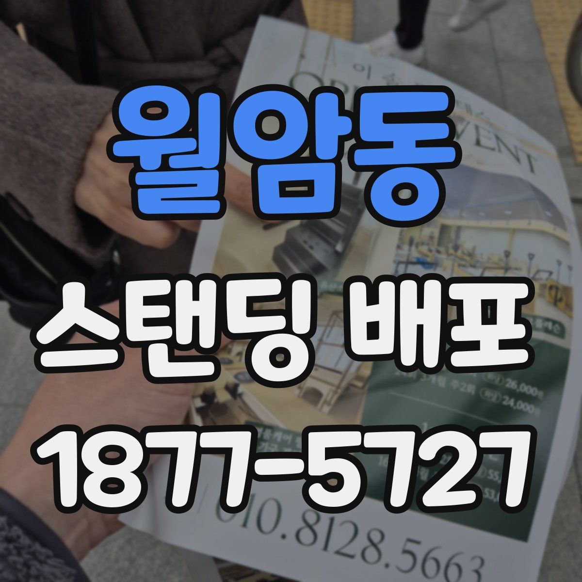 월암동 스탠딩 배포