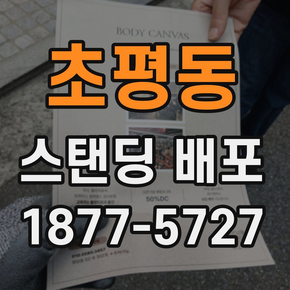 초평동 스탠딩 배포