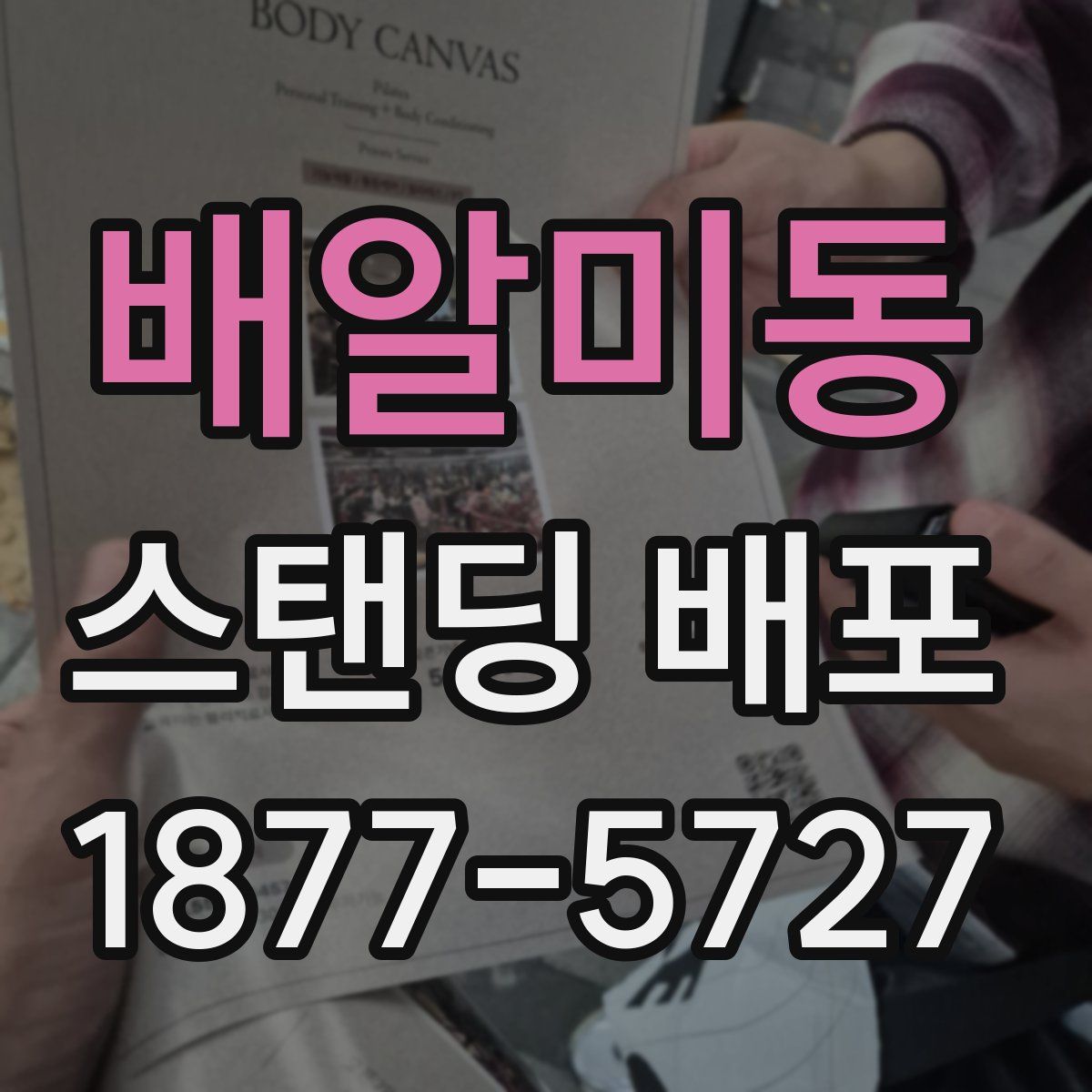 배알미동 스탠딩 배포