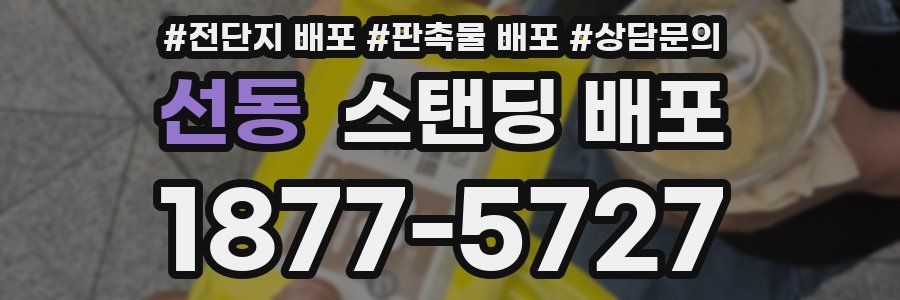 선동 스탠딩 배포