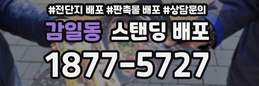 감일동 스탠딩 배포