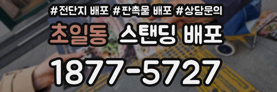 초일동 스탠딩 배포