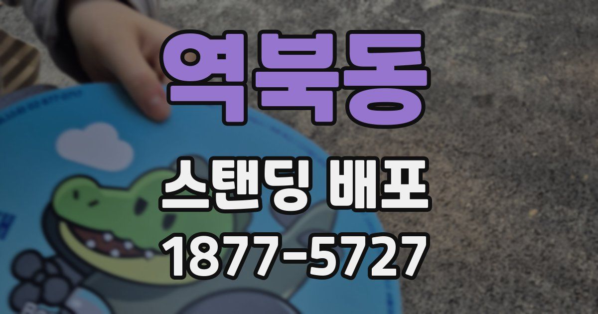 역북동 스탠딩 배포