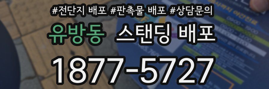 유방동 스탠딩 배포