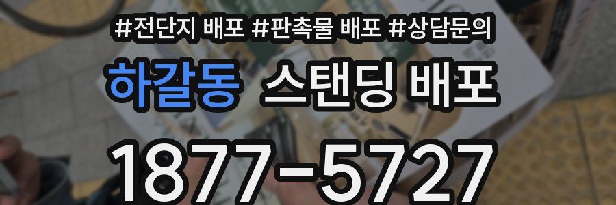 하갈동 스탠딩 배포