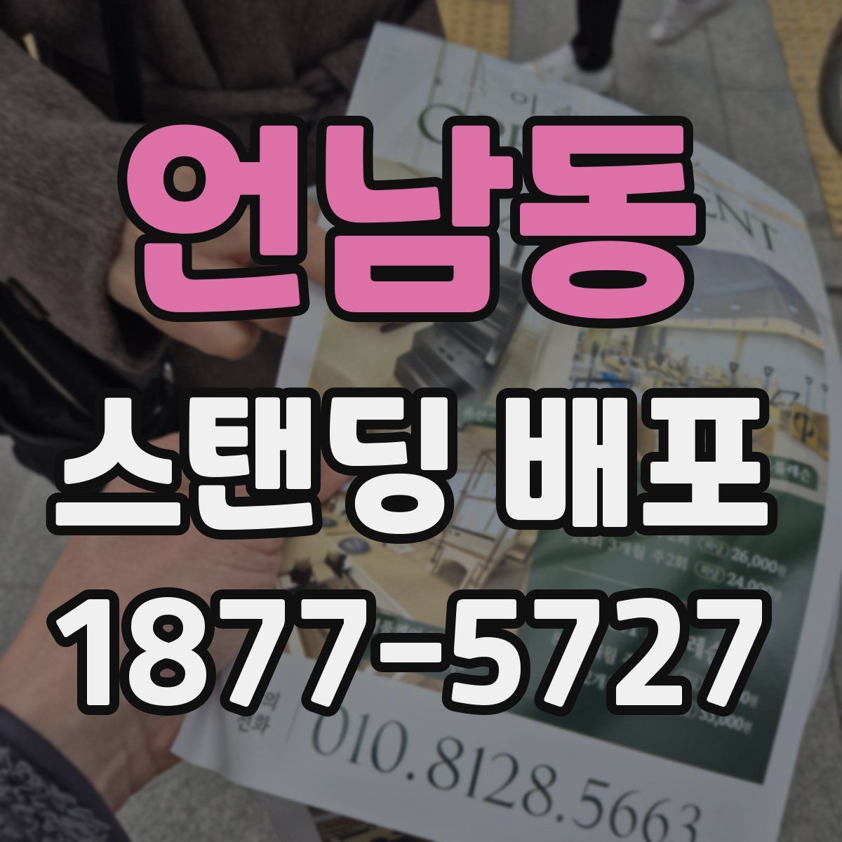 언남동 스탠딩 배포